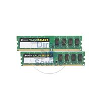 Corsair VS4GBKIT800D2 - 4GB 2x2GB DDR2 PC2-6400 Non-ECC Unbuffered 240-Pins Memory