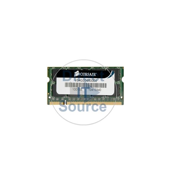 Corsair VS4GSDS800D2 - 4GB DDR2 PC2-6400 200-Pins Memory