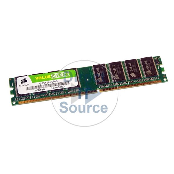 Corsair VS512MB400 - 512MB DDR PC-3200 Non-ECC Unbuffered 184-Pins Memory