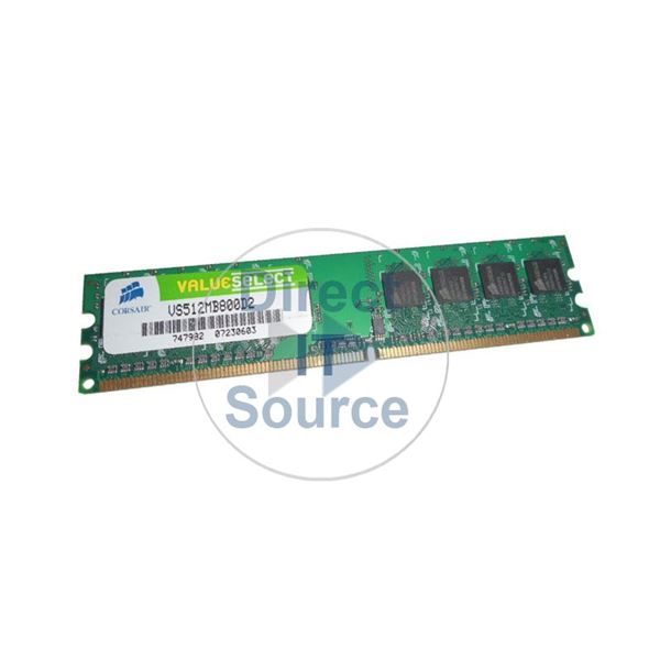 Corsair VS512MB800D2 - 512MB DDR2 PC2-6400 Non-ECC Unbuffered 240-Pins Memory