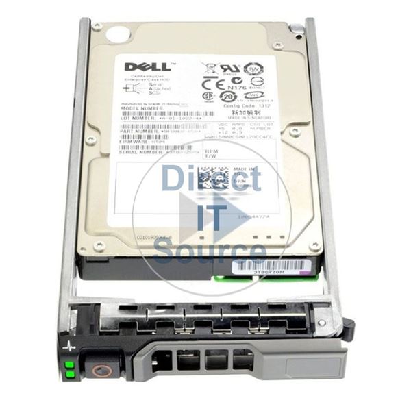 Dell W401H - 2TB 7.2K SAS 12.0Gbps 2.5" 128MB Cache Hard Drive