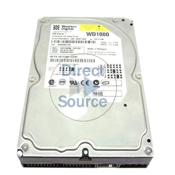 WD WD1000BB-00CCB0 - 100GB 7.2K EIDE 3.5" 2MB Cache Hard Drive