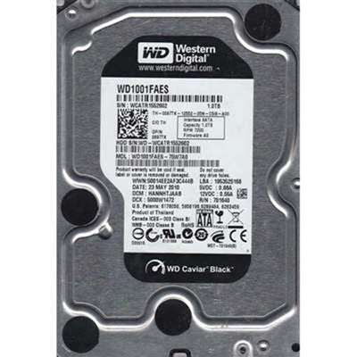 WD WD1001FAES - 1TB 7.2K SATA 6.0Gbps 3.5" 64MB Cache Hard Drive