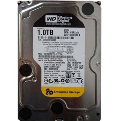 WD WD1003FBYX - 1TB 7.2K SATA 3.0Gbps 3.5" 64MB Hard Drive