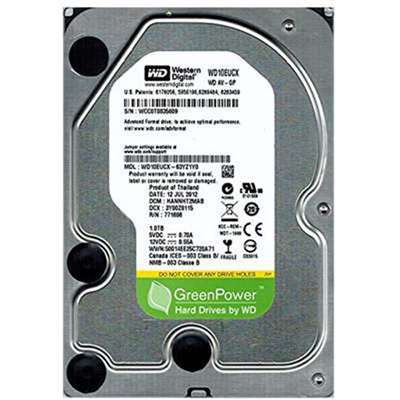 WD WD10EUCX - 1TB IntelliPower SATA 6.0Gbps 3.5" 16MB Hard Drive