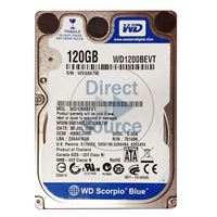WD WD1200BEVT - 120GB 5.4K SATA 3.0Gbps 2.5" 8MB Hard Drive