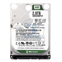 WD WD20NPVT-00Z2TT0 - 2TB IntelliPower SATA 3.0Gbps 2.5" 8MB Hard Drive