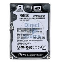 WD WD2500BEKT-00V5T0 - 250GB 7.2K SATA 3.0Gbps 2.5" 16MB Hard Drive