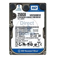 WD WD2500BEVE-00A0HT0 - 250GB 5.4K Ultra-ATA/100 2.5" 8MB Cache Hard Drive