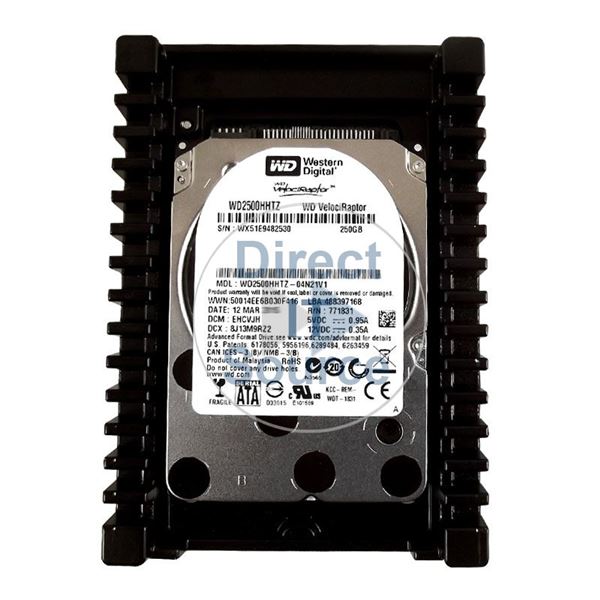 WD WD2500HHTZ-04N21V1 - 250GB 10K SATA 6.0Gbps 3.5" 64MB Cache Hard Drive