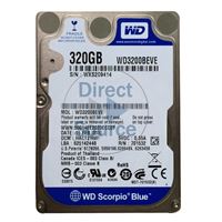 WD WD3200BEVE - 320GB 5.4K PATA 2.5" 8MB Cache Hard Drive