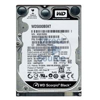 WD WD5000BEKT-60KA9T0 - 500GB 7.2K SATA 3.0Gbps 2.5" 16MB Hard Drive