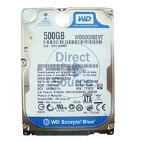 WD WD5000BEVT-00A0RT0 - 500GB 5.4K SATA 3.0Gbps 2.5" 8MB Hard Drive