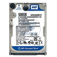 WD WD5000BEVT-11A0RT0 - 500GB 5.4K SATA 3.0Gbps 2.5" 8MB Hard Drive