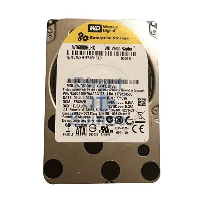 WD WD6000HLHX-01JJPV0 - 600GB SATA 2.5" Hard Drive