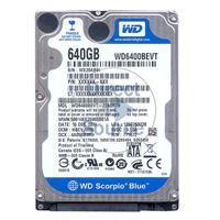 WD WD6400BEVT-22A0RT0 - 640GB 5.4K SATA 3.0Gbps 2.5" 8MB Hard Drive
