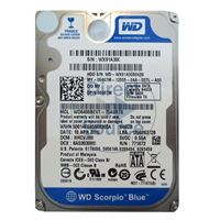 WD WD6400BEVT-75A0RT0 - 640GB 5.4K SATA 3.0Gbps 2.5" 8MB Hard Drive