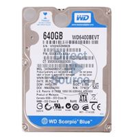 WD WD6400BEVT-80A0RT0 - 640GB 5.4K SATA 3.0Gbps 2.5" 8MB Hard Drive