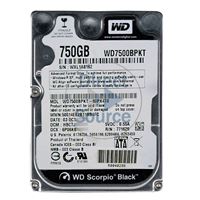 WD WD7500BPKT-80PK4T0 - 750GB 7.2K SATA 3.0Gbps 2.5" 16MB Hard Drive