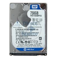 WD WD7500BPVX-60JC3T0 - 750GB 5.4K SATA 6.0Gbps 2.5" 8MB Hard Drive