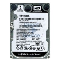 WD WD800BEKT - 80GB 7.2K SATA 3.0Gbps 2.5" 16MB Hard Drive
