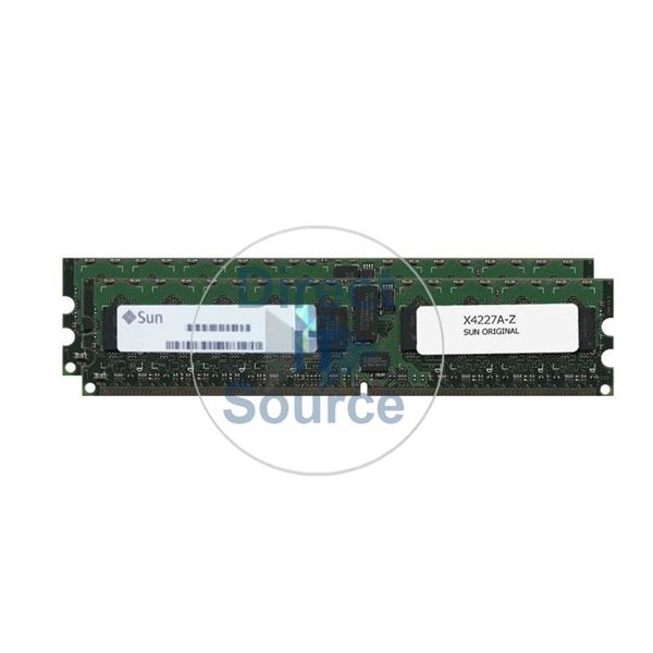Sun X4227A-Z - 8GB 2x4GB DDR2 PC2-5300 ECC Registered Memory
