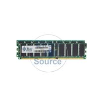 Sun X4231A - 4GB 2x2GB DDR PC-3200 ECC Registered 184-Pins Memory