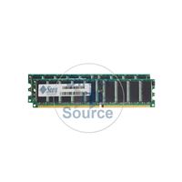 Sun X4401A - 4GB 2x2GB DDR2 PC2-5300 ECC Memory