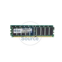 Sun X5722A - 2GB 2x1GB DDR PC-3200 ECC Registered 184-Pins Memory