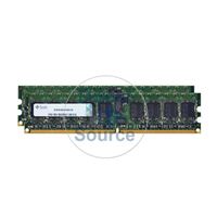 Sun X6320A-Z - 2GB 2x1GB DDR2 PC2-5300 ECC Registered Memory