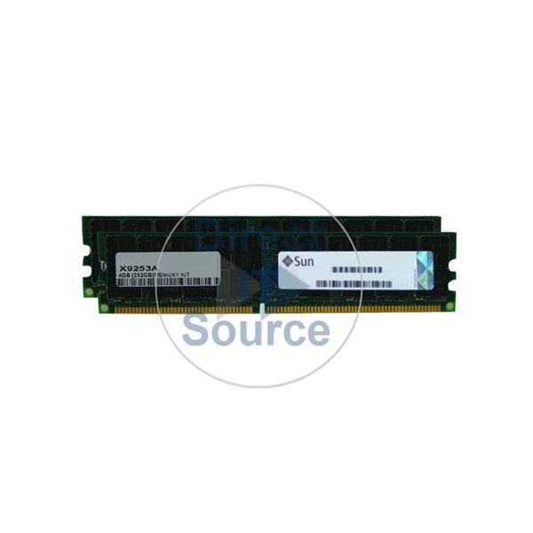 Sun X7260A - 4GB 2x2GB DDR PC-3200 ECC Registered 184-Pins Memory