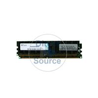 Sun X7604A - 2GB 2x1GB DDR PC-2100 ECC Registered 184-Pins Memory