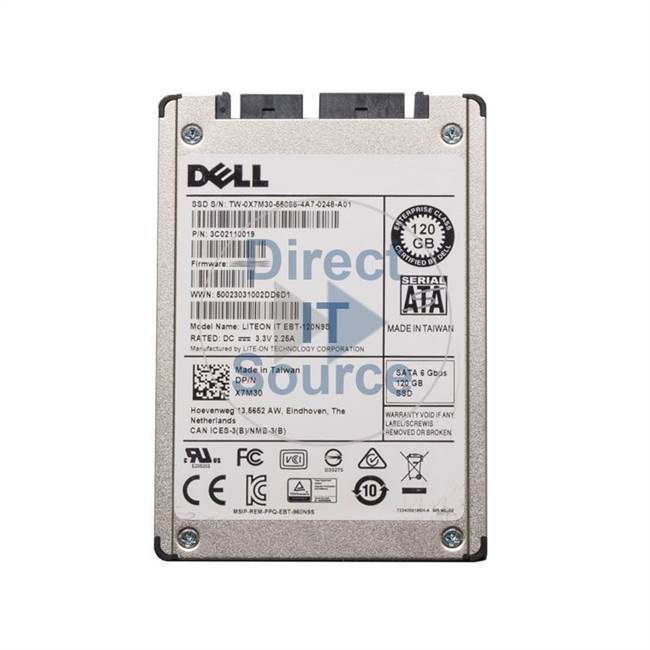 X7M30 Dell - 120GB SATA 6.0Gbps 1.8" Cache Hard Drive