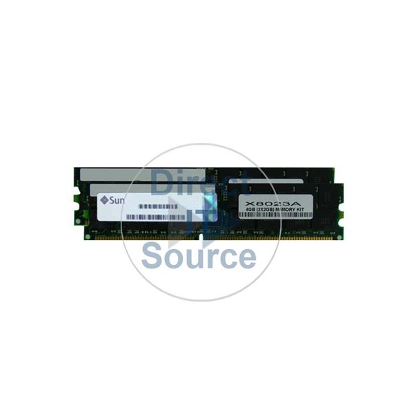 Sun X8023A - 4GB 2x2GB DDR PC-3200 ECC Registered 184-Pins Memory