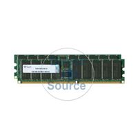 Sun X8024A-Z - 8GB 2x4GB DDR PC-3200 ECC Registered 184-Pins Memory