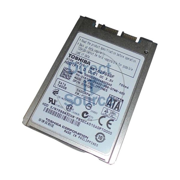 Dell X812M - 160GB 5.4K SATA 1.8" Hard Drive