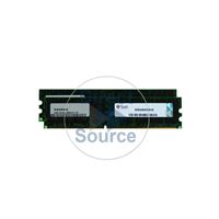 Sun X9266A - 4GB 2x2GB DDR PC-2700 ECC Registered 184-Pins Memory