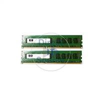 HP XU970AV - 4GB 2x2GB DDR3 PC3-10600 ECC Unbuffered 240-Pins Memory