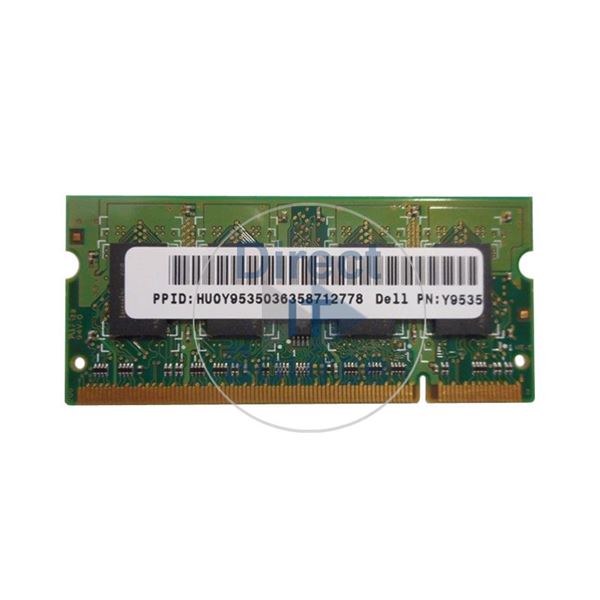 Dell Y9535 - 1GB DDR2 PC2-5300 200-Pins Memory