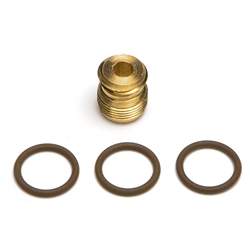 Accu-Lube,  9489U, Adapter kit for universal pump: thread adapter and three .5" o-rings