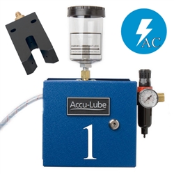 Accu-Lube, 01A1-NNZ, Applicator, 1 Pump Boxed, Electric solenoid on/off control (110 VAC) & N-Nozzle (#9696) for band sawing
