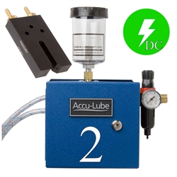 Accu-Lube, 02A3-RLZ, Applicator, 2 Pump Boxed, Electric solenoid on/off control (24VDC) &  RL-Nozzle (#9877) for band sawing