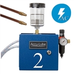 Accu-Lube, 02B1-STD, 2 Nozzle Brass Pump Applicator, Electric Solenoid (110 VAC) on/off Valve