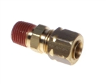 Accu-Lube,  9255, Compression Fitting 1/4" X 1/8"NPT (to attach copper or stainless nozzles to mag base)