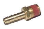 Accu-Lube, 9260, Brass Hose Barb 1/4â€ x 1/4â€ NPT