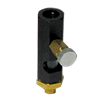 Bijur - LubeSite, 824-3, Fitting, LS ADJ VALVE FLOW SIGHT FEMALE X MALE