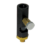 Bijur - LubeSite, 824-3, Fitting, LS ADJ VALVE FLOW SIGHT FEMALE X MALE