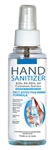 Hand Sanitizer, 4oz, Spray Bottle