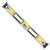 STANLEY 43-525 Box Beam Level, 24 in L, 3-Vial, 2-Hang Hole, Magnetic, Aluminum, Silver/Yellow