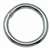 Campbell T7661361 Welded Ring, 200 lb Working Load, 2-1/2 in ID Dia Ring, #2 Chain, Steel, Zinc